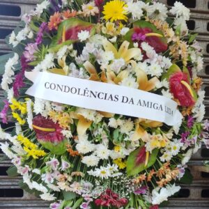 Coroa de flores pequeno