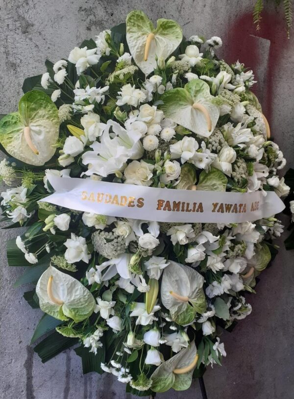 Coroa de Flores Branca